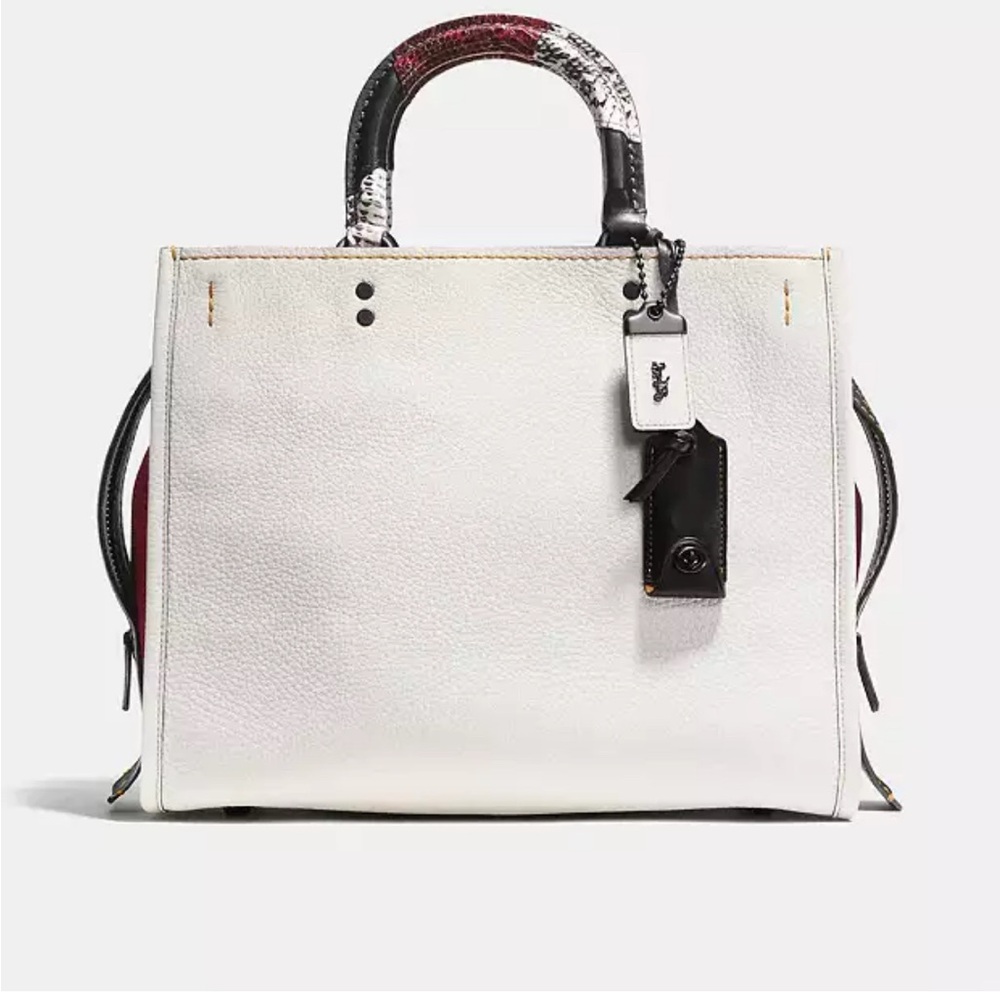 NWT Rogue Bag With Patchwork Snakeskin Handle